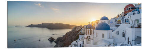 Gallery print Oia sunset panorama