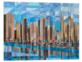 Foam board print Cityscape New York Skyline