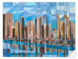 Sticker mural Cityscape New York Skyline