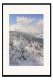 Gerahmter Kunstdruck Winter im Schwarzwald