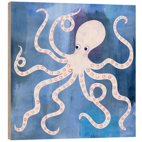 Tableau en bois Octopus