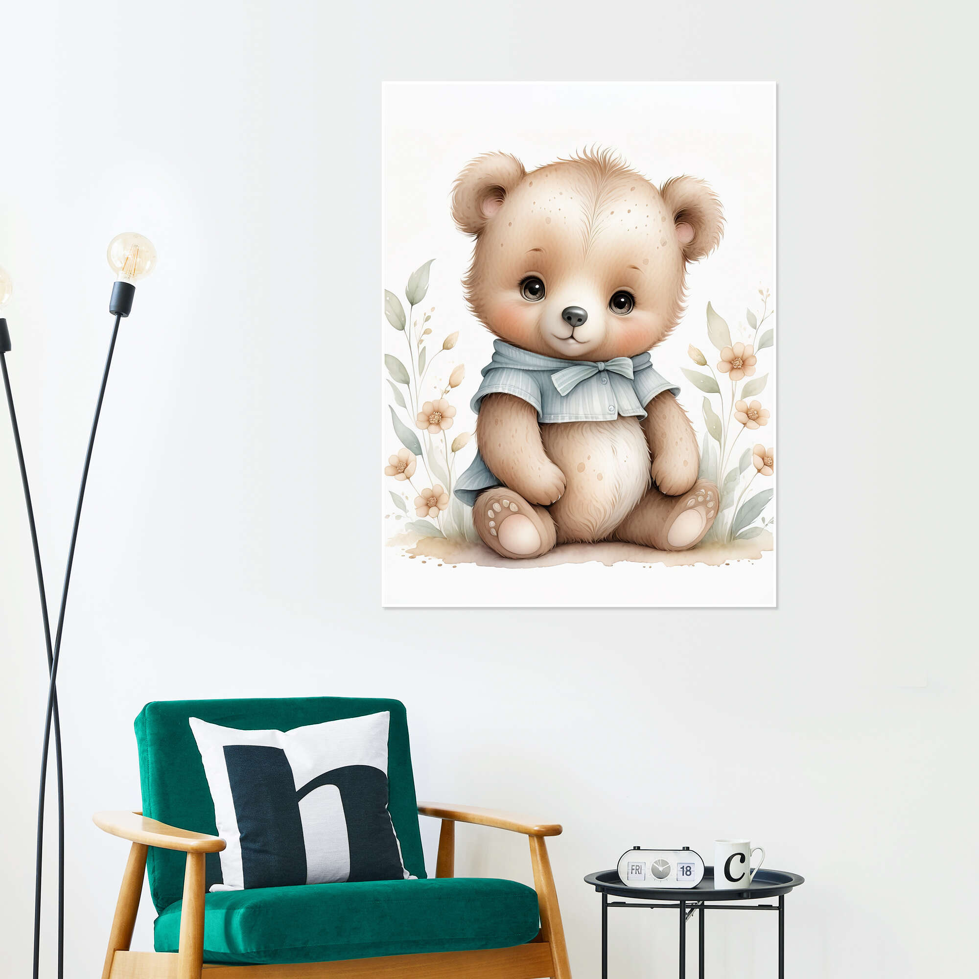 Deals Teddy Bear print