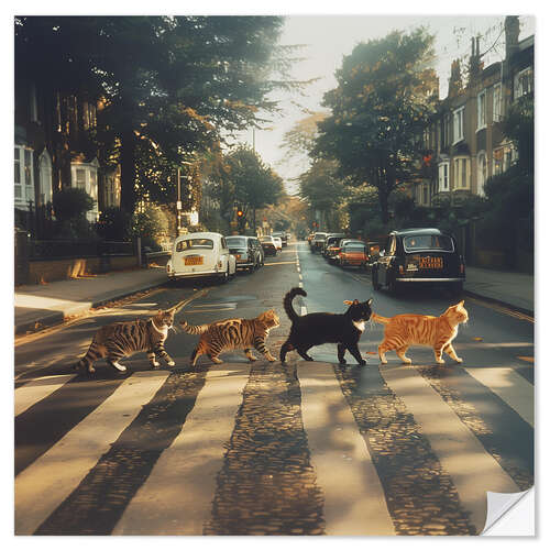 Sisustustarra Abbey Road Cats