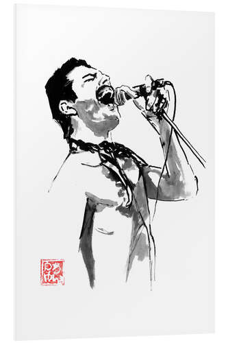 Foam board print Freddie sings