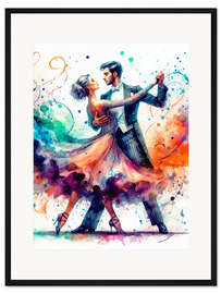 Gerahmter Kunstdruck Ballroom dance I