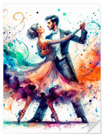 Vinilo para la pared Ballroom dance I