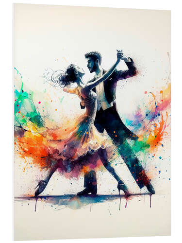 Foam board print Ballroom dancing III