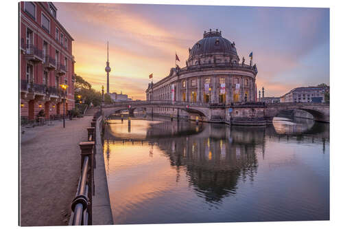 Gallery Print Sonnenaufgang am Bode Museum, Berlin