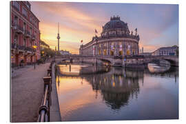 Gallery print Sunrise at the Bode Museum, Berlin