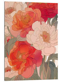 Gallery print Red Velvet Blooms