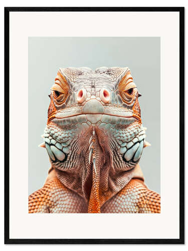 Kehystetty taidepainatus Iguana Aura