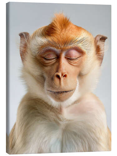 Tableau sur toile Monkey Meditation