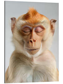 Magnettafel Meditierender Affe