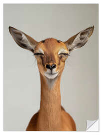 Wall sticker Blissful Gerenuk