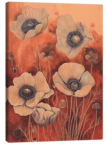 Canvas print Whispering Poppies