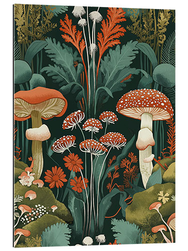 Gallery print Ferns and Fungi