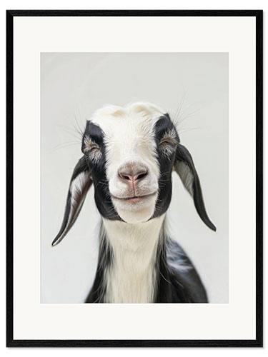 Kehystetty taidepainatus Goat's Grace
