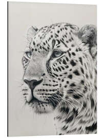 Tableau en aluminium Leopard's Gaze