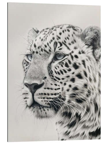 Quadro em plexi-alumínio Leopard's Gaze