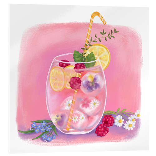 Acrylic print Pink Lemonade