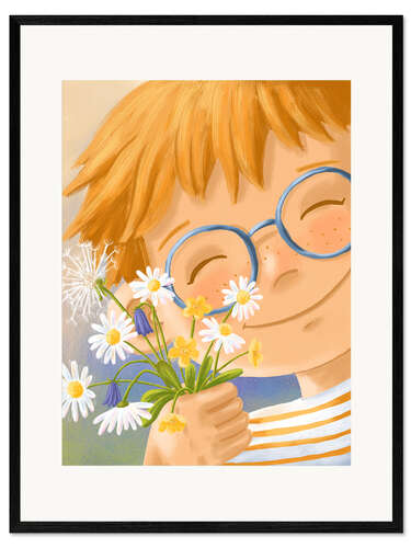 Framed art print Flowers for Mum