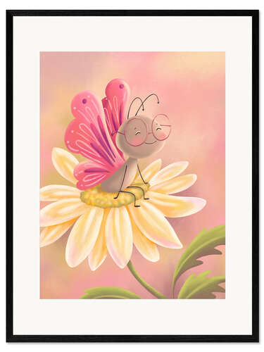 Framed art print Relaxing Butterfly