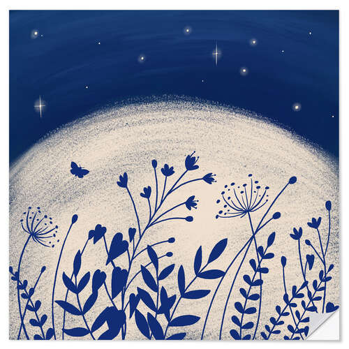 Sticker mural Nightgarden