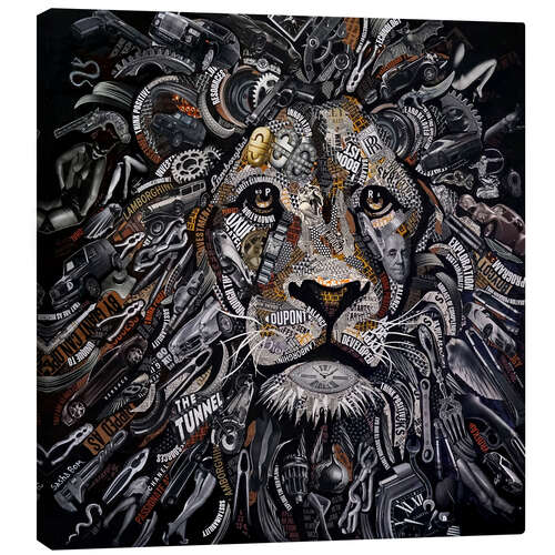 Quadro em tela August, the Lion