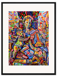 Gerahmter Kunstdruck Raffaellka