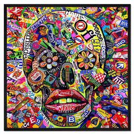 Gerahmter Kunstdruck Calaca-Malaca