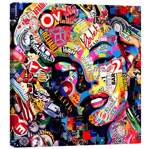 Canvas print M for Marilyn