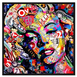 Gerahmter Kunstdruck M wie Marilyn