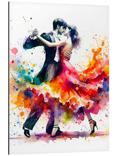 Aluminium print Ballroom dancing IV