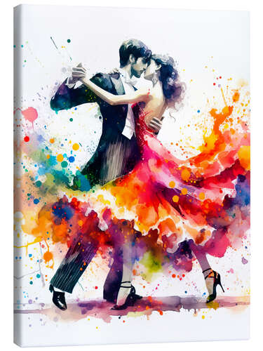 Canvas print Ballroom dancing IV