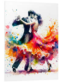 Foam board print Ballroom dancing IV