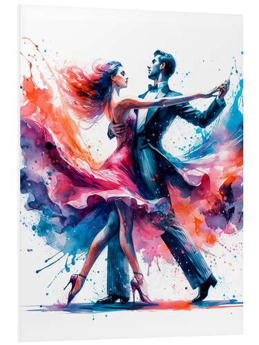 Foam board print Ballroom dancing V