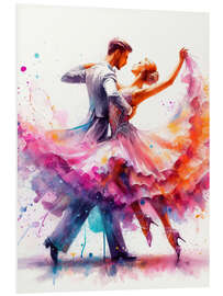 Foam board print Ballroom dancing VI