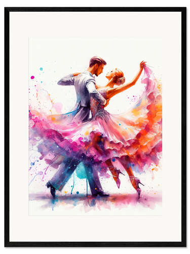 Framed art print Ballroom dancing VI
