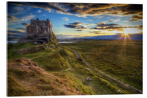 Acrylglasbild Lindisfarne Castle, Northumberland, England