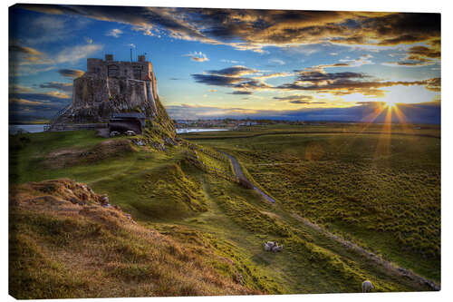 Leinwandbild Lindisfarne Castle, Northumberland, England