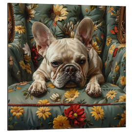 Quadro em alumínio Chilling French Bulldog