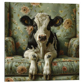 Gallery print Sweet calf on Sofa