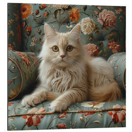 Magnettafel Katze auf Sofa