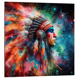 Tableau en aluminium Cherokee Chief I