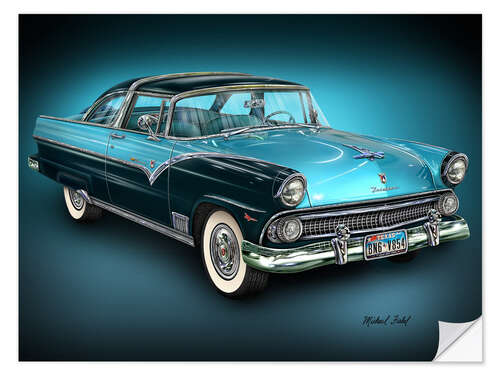 Sticker mural 1955 Ford Crown Victoria