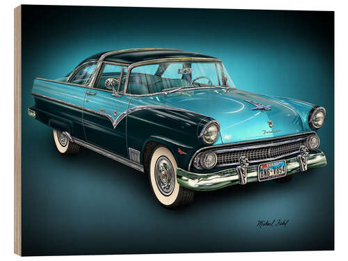 Cuadro de madera 1955 Ford Crown Victoria