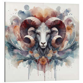 Tableau en aluminium Zodiac sign Aries