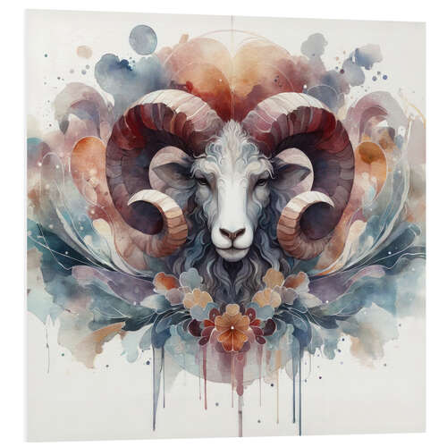 Foam board print Zodiac sign Aries