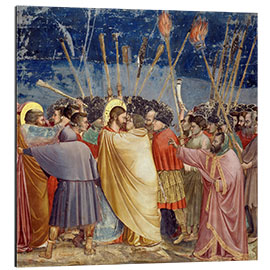 Aluminiumsbilde Kiss of Judas, Scrovegni Chapel