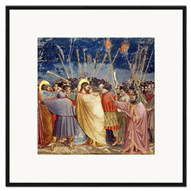 Framed art print Kiss of Judas, Scrovegni Chapel